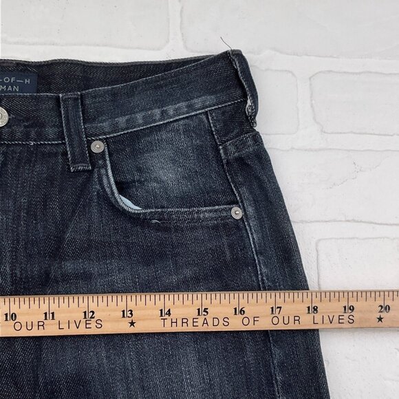 C-OF-H Man Citizens of Humanity Jeans Mens 28Wx34L Dark Blue Sid Cotton USA - Picture 10 of 14